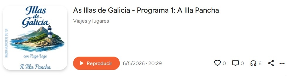 ESCOITA O PROGRAMA NO IVOOX DA RADIO MUNICIPAL DE TUI