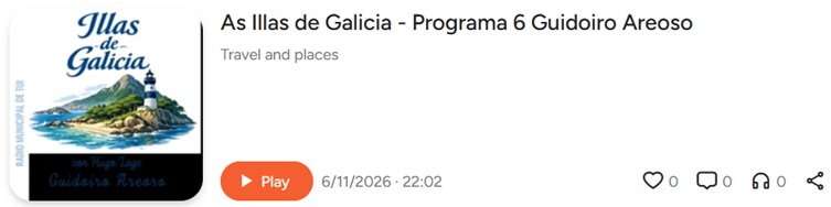 ESCOITAR O PROGRAMA NA RADIO MUNICIPAL DE TUI