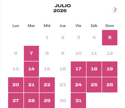 Selecciona fecha y hora